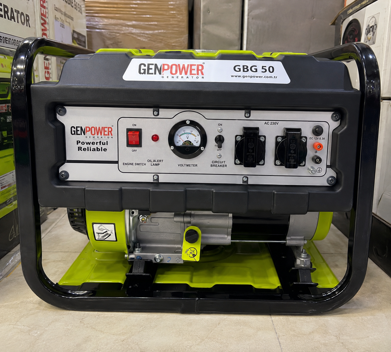موتور برق بنزینی GENPOWER مدل GBG50 ظرفیت 5000 وات