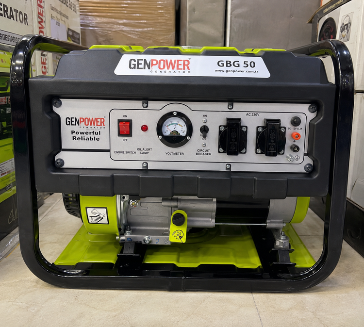 موتور برق بنزینی GENPOWER مدل GBG50 ظرفیت 5000 وات